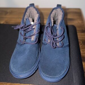 UGG Navy Suede Boots